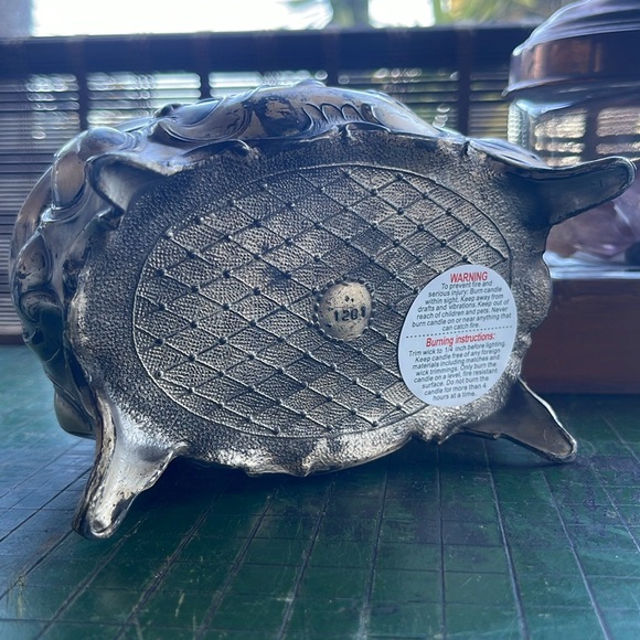 Candle in Vintage Jewelry box - 100% beeswax- unscented - Picture 11 of 11